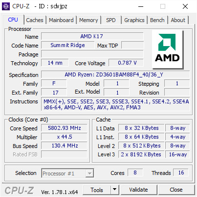 AMD Ryzen 7 1800X отметился рекордами