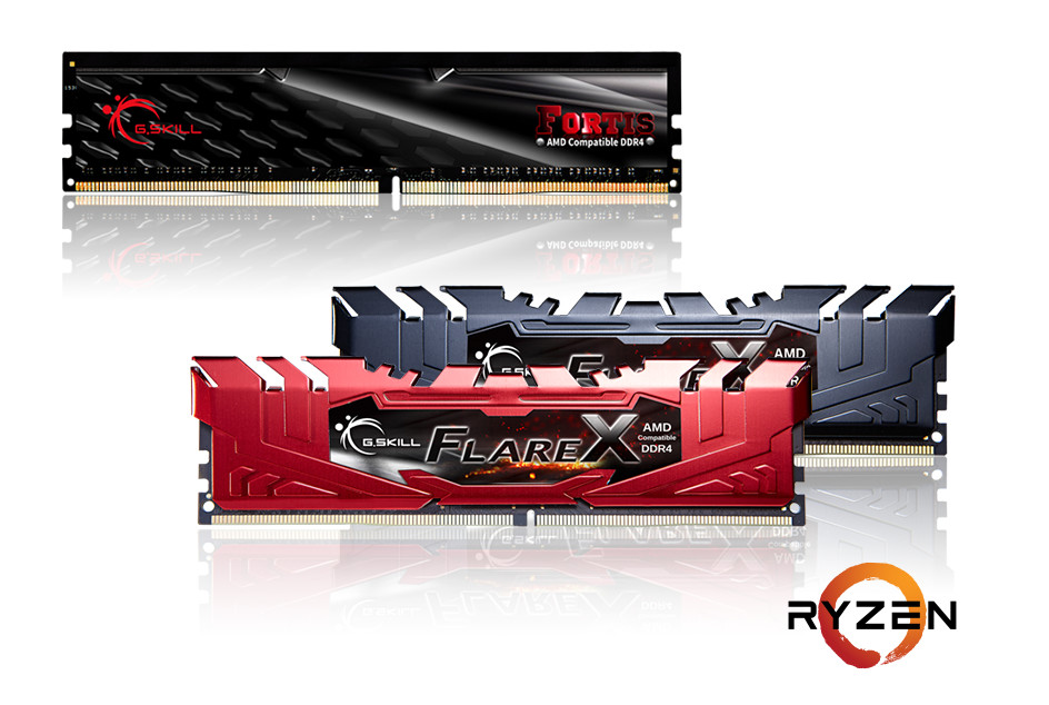 G.SKILL Flare X и FORTIS для процессоров AMD Ryzen