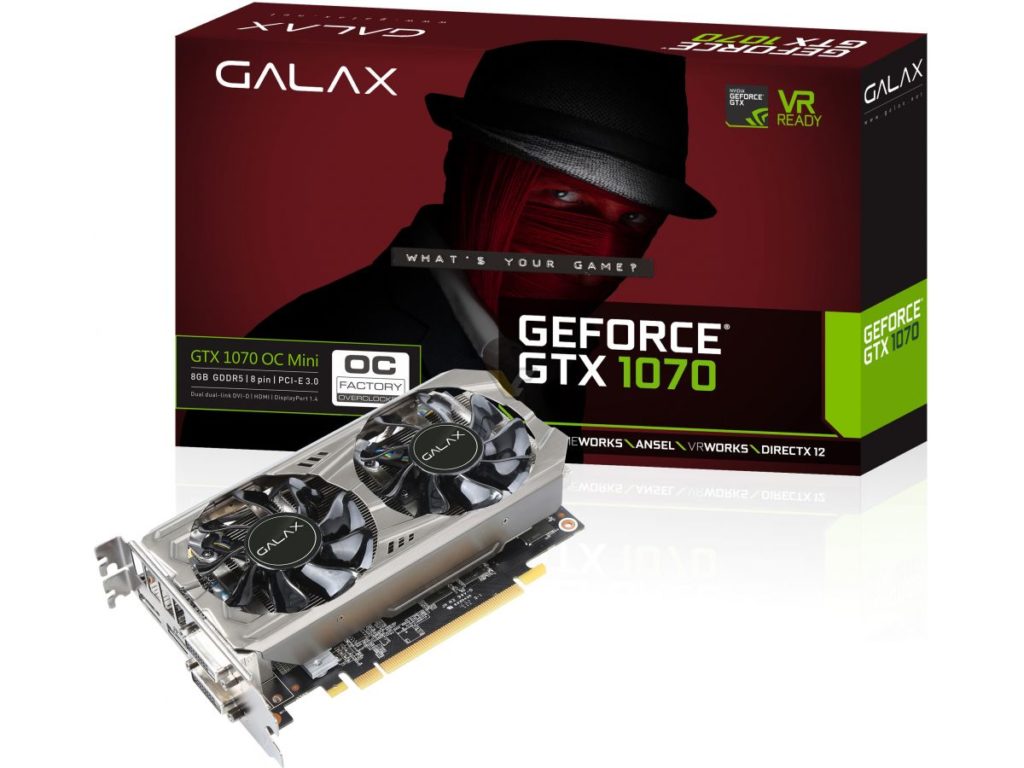 GALAX GeForce GTX 1070 OC Mini