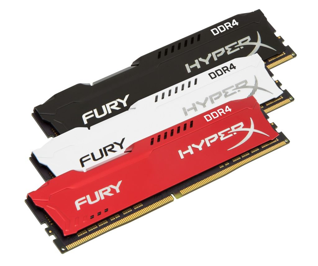 HyperX обновила линейку модулей ОЗУ FURY DDR4