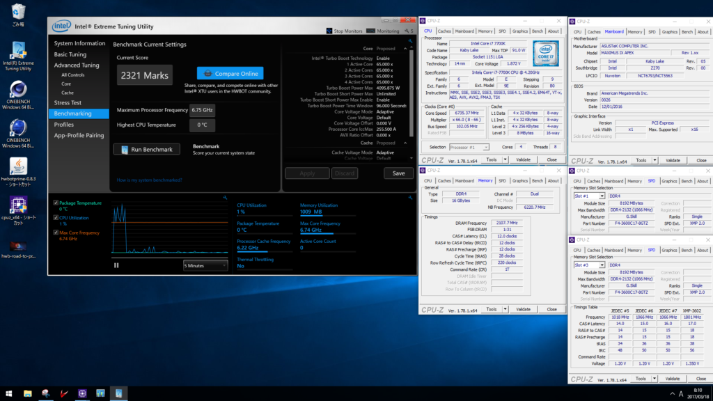 Intel Core i7 7700K обновил рекорд в XTU