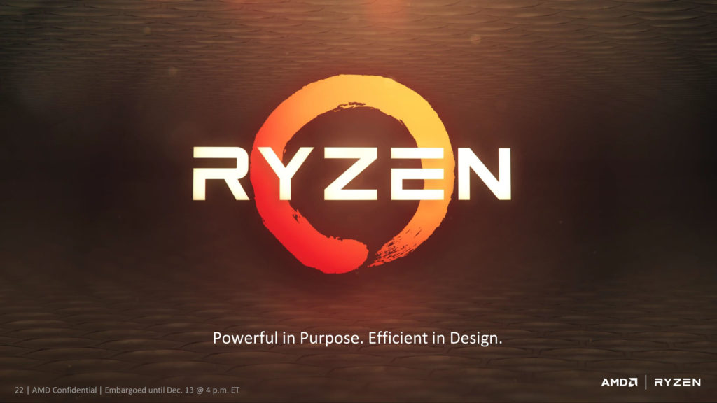 AMD Ryzen 8 /16 CPU ES работали на базовой частоте 3.6 ГГц