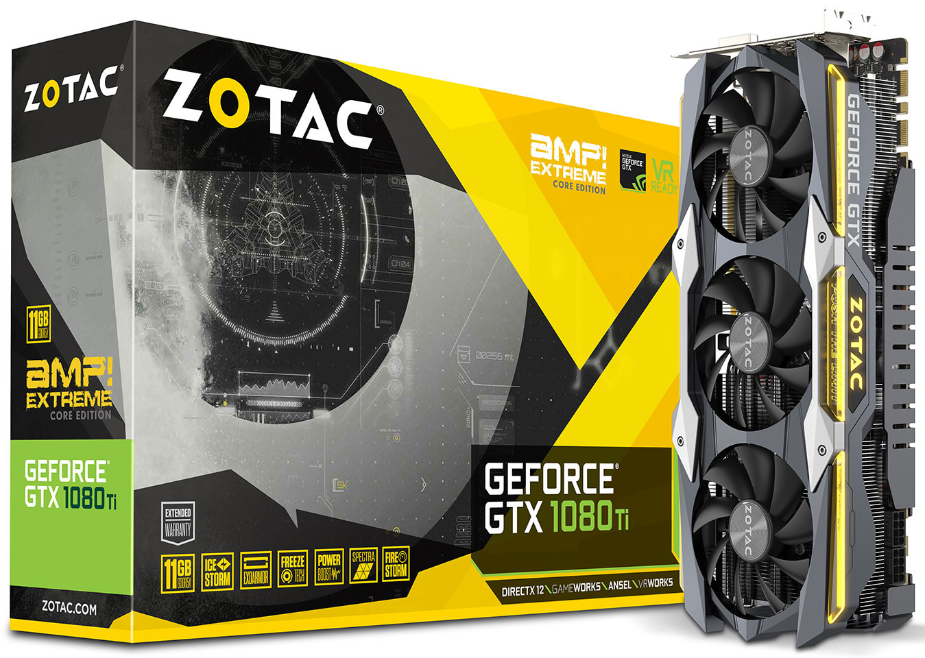 ZOTAC GeForce GTX 1080 Ti AMP Extreme Core Edition