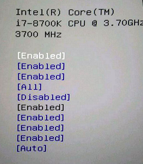 Первые фото и резултаты в CPU-Z процессора Intel Core i7-8700K