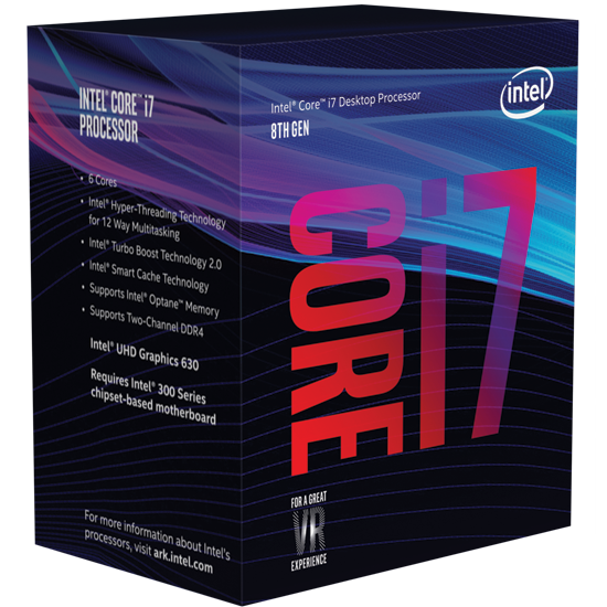 Сравнение производительности Intel Core i7 8700K с Core i7 7800X